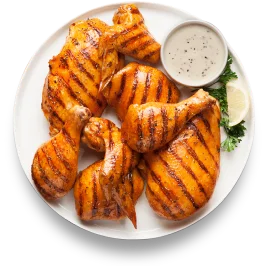 Grilled chicken plate